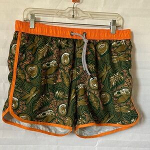 Men’s Maamgic Swim Shorts – Green Floral – Medium